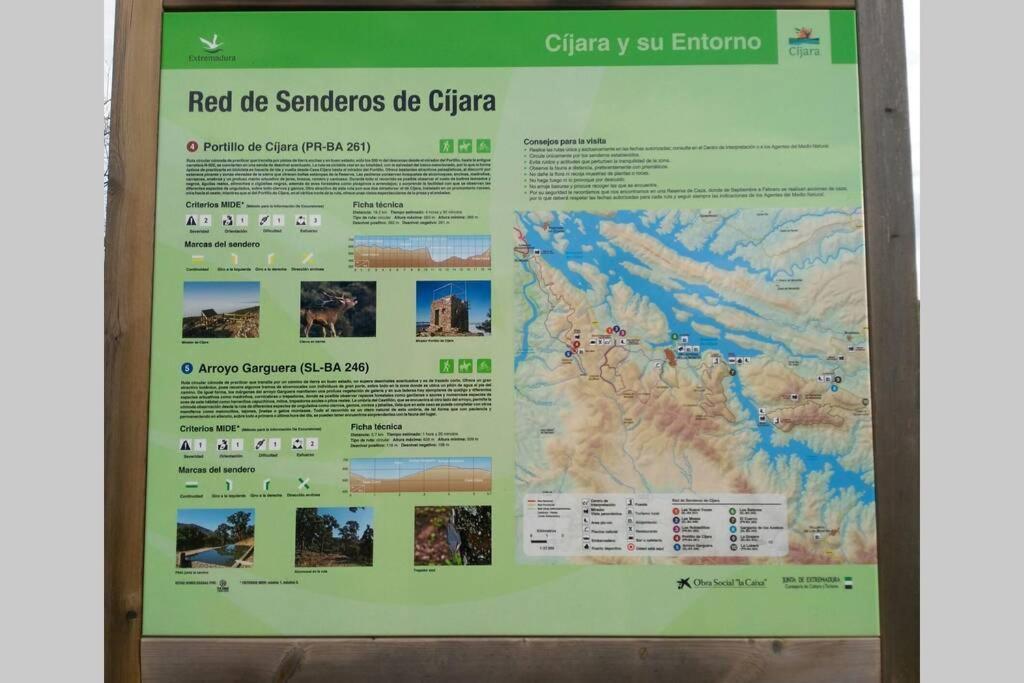 הוילה Pantano de Cijara Casa Cijararural מראה חיצוני תמונה